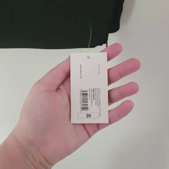 New A New Day Women's High Rise Skinny Ankle Pull-On Pants in Black Size 20 NWT - Picture 6 of 8